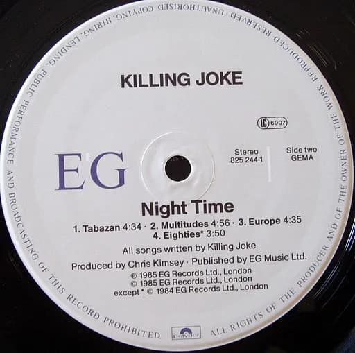 Killing Joke — Night Time