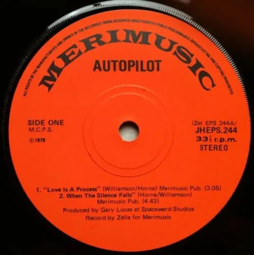 Autopilot (9) — Love Is A Process E.P.