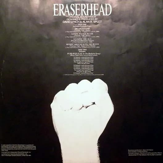 David Lynch & Alan R. Splet — Eraserhead Original Soundtrack