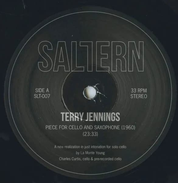 Terry Jennings, La Monte Young, Charles Curtis — Piece For Cello And Saxophone