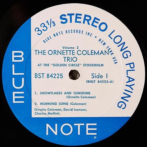 The Ornette Coleman Trio — At The "Golden Circle" Stockholm - Volume Two