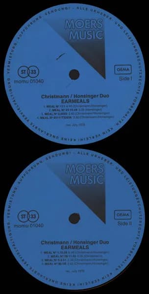 Honsinger / Christmann Duo — Earmeals
