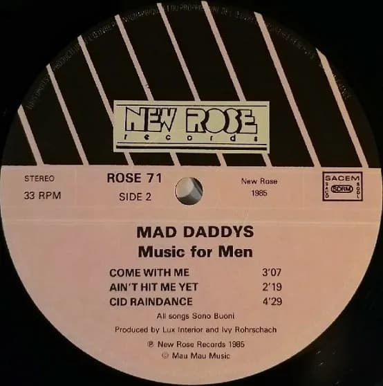 Mad Daddys — Music For Men
