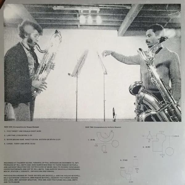 Roscoe Mitchell With Anthony Braxton — Duets