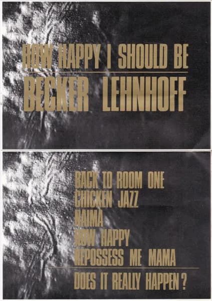 Becker Lehnhoff — How Happy I Should Be