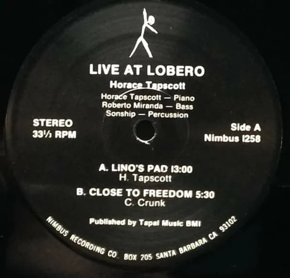 Horace Tapscott / Roberto Miranda / Sonship Theus — Live At Lobero Vol. II