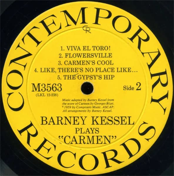 Barney Kessel — Modern Jazz Performances From Bizet's Opera Carmen