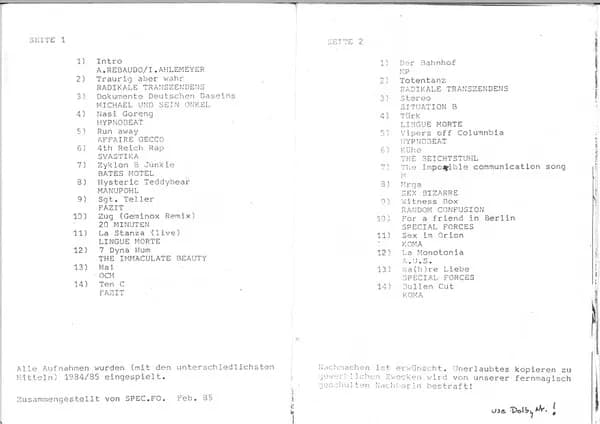 Various — No Problem Tapesampler Nr. Zwei