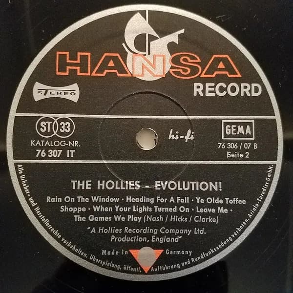 The Hollies — Evolution