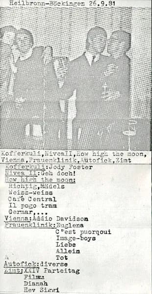 Various — Heilbronn-Böckingen 26.9.81
