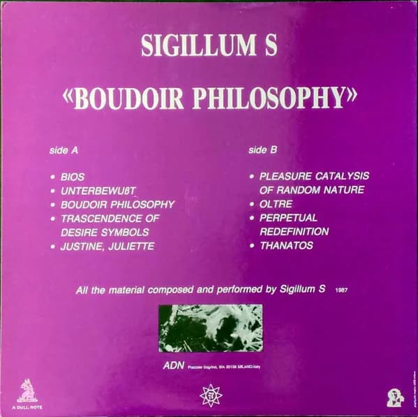 Sigillum S — Boudoir Philosophy