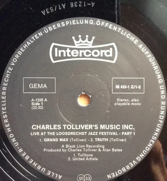 Charles Tolliver 's Music Inc — Live At The Loosdrechdt Jazz Festival
