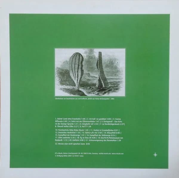 Wolfgang Müller — Mit Wittgenstein In Krisuvík - Zweiundzwanzig Elfensongs Für Island