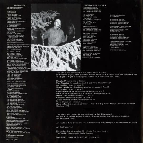 Death In June — Rose Clouds Of Holocaust
