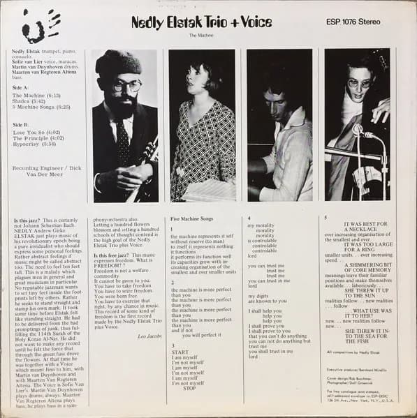 Nedley Elstak Trio — The Machine