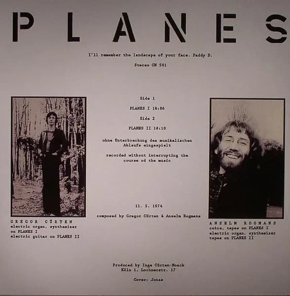 Gregor Cürten & Anselm Rogmans — Planes