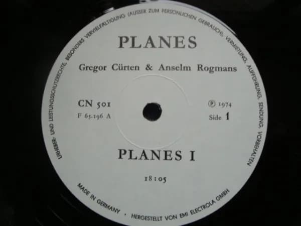 Gregor Cürten & Anselm Rogmans — Planes