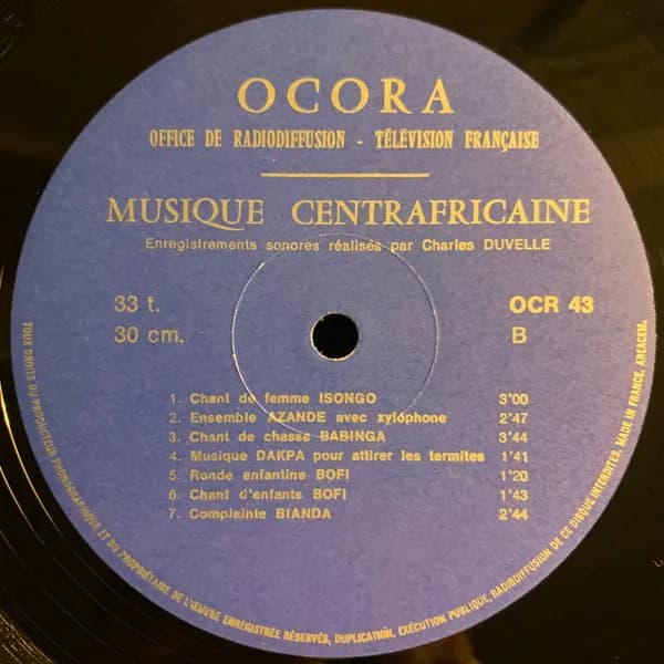 Various — Musique Centrafricaine
