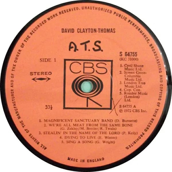 David Clayton-Thomas — David Clayton-Thomas