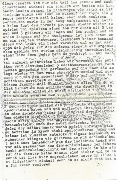 Didaktische Einheit — Dosis 7 - Ich Will Nicht Mehr Denken