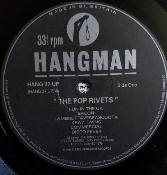 The Pop Rivets — Original First Album!!!