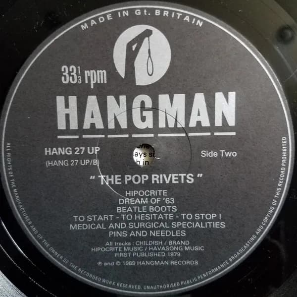 The Pop Rivets — Original First Album!!!