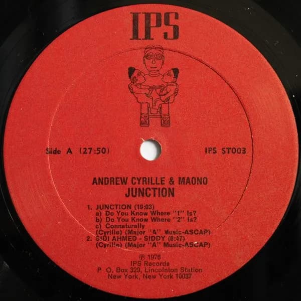 Andrew Cyrille & Maono With David S. Ware, Ted Daniel, Lisle Atkinson — Junction