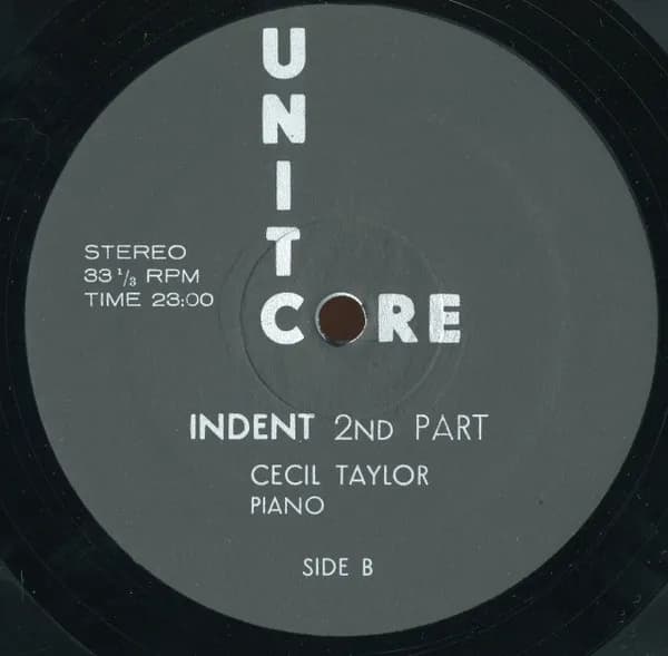Cecil Taylor — Indent
