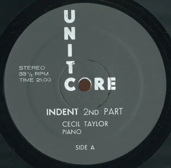 Cecil Taylor — Indent