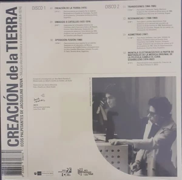 Jacqueline Nova — Creación De La Tierra: Ecos Palpitantes De Jacqueline Nova - Música Electroacústica E Instrumental (1964-1974)