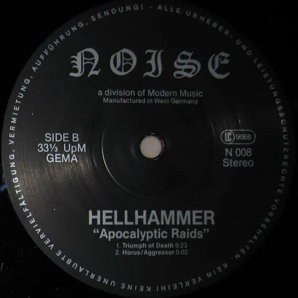 Hellhammer (2) — Apocalyptic Raids