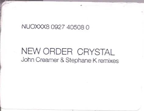 New Order — Crystal (John Creamer & Stephane K Remixes)