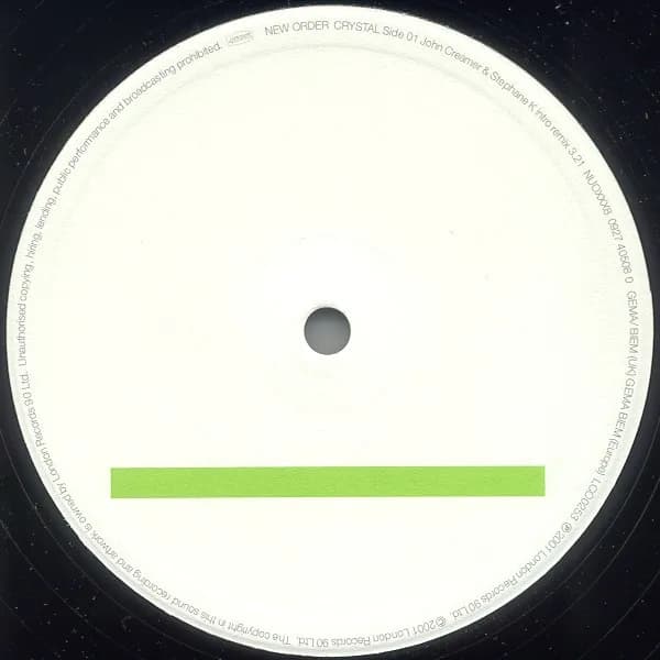 New Order — Crystal (John Creamer & Stephane K Remixes)