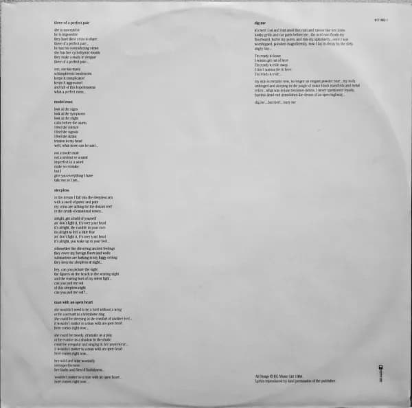 King Crimson — Three Of A Perfect Pair