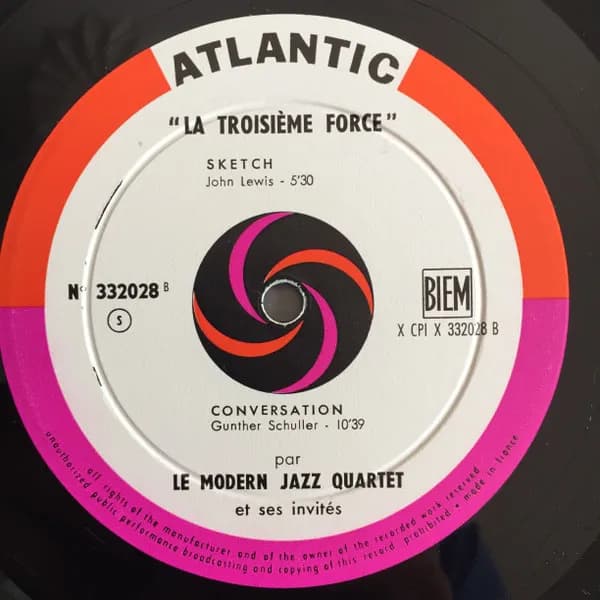 The Modern Jazz Quartet — La Troisieme Force