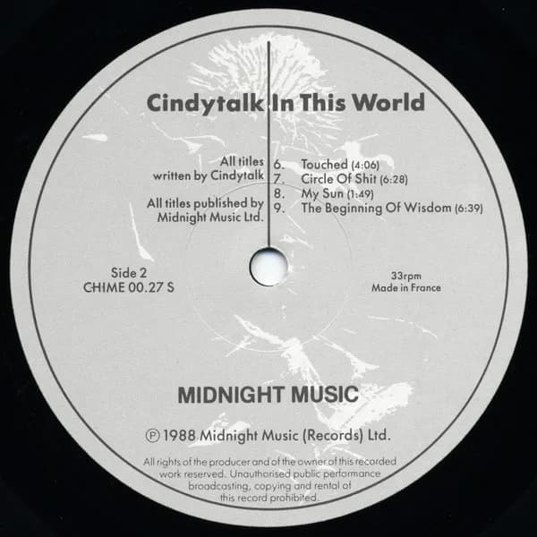 Cindytalk — In This World