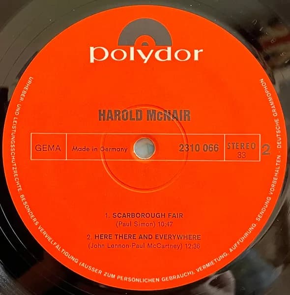 Harold McNair — The Fence