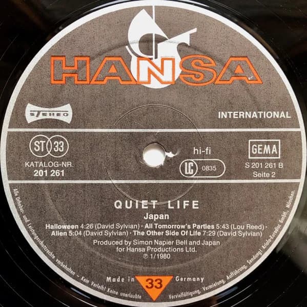 Japan — Quiet Life