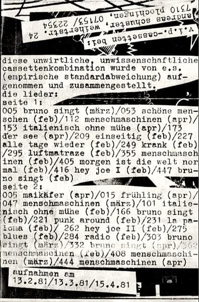Empirische Standardabweichung — Erste Klänge