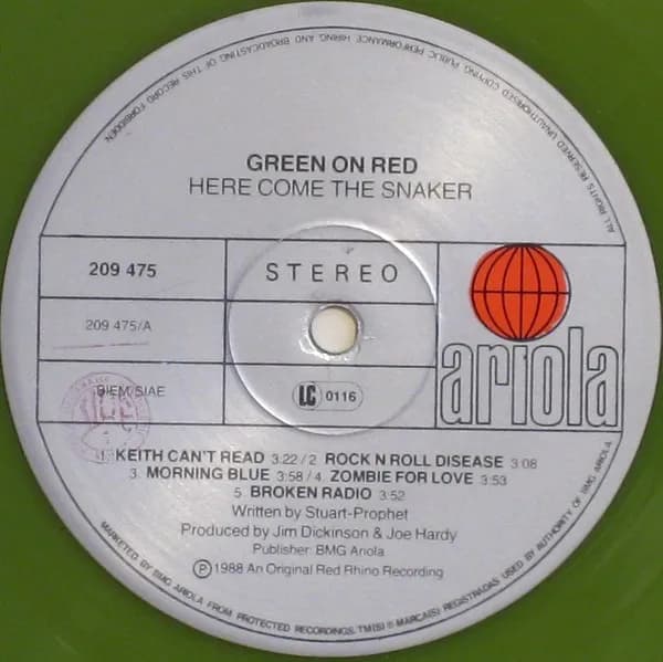 Green On Red — Here Come The Snakes