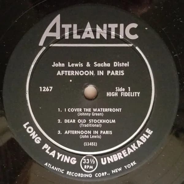 John Lewis (2) & Sacha Distel — Afternoon In Paris