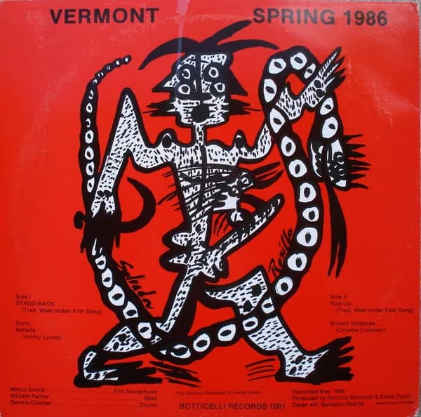 Marco Eneidi, William Parker, Denis Charles — Vermont Spring 1986