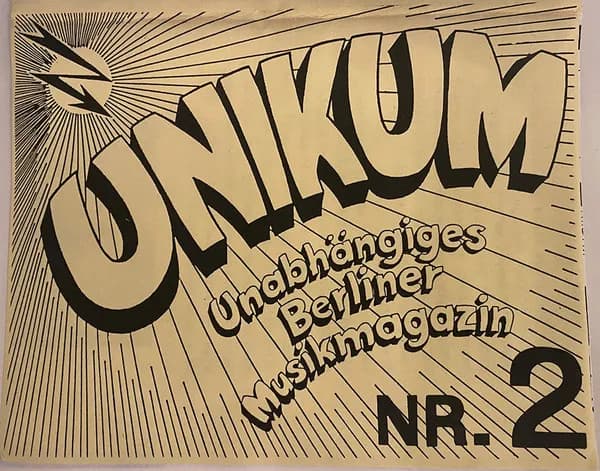 Unikum - Unabhängiges Berliner Musikmagazin - Nr.2