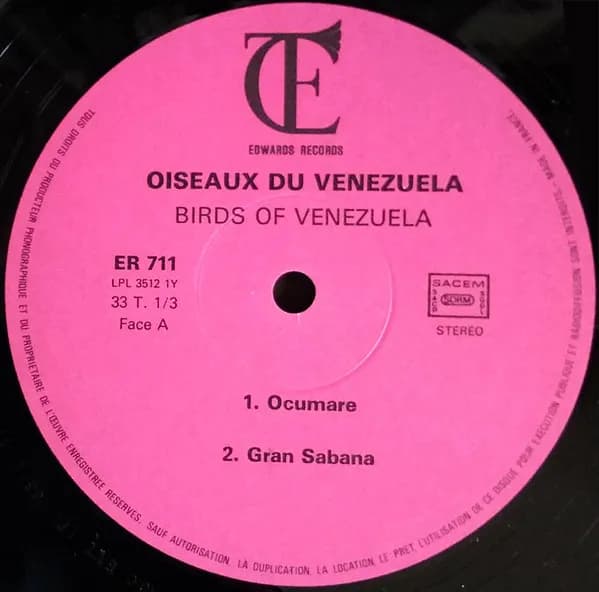 Jean C. Roché — Oiseaux Du - Birds Of Vénézuéla