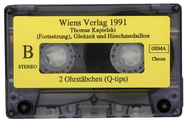 Thomas Kapielski — Das Zenonsche Schorleparadoxon Im Weiblichen Alkoholismus & Gleitzeit Und Hirschmedaillon