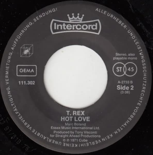 T. Rex — Get It On / Hot Love