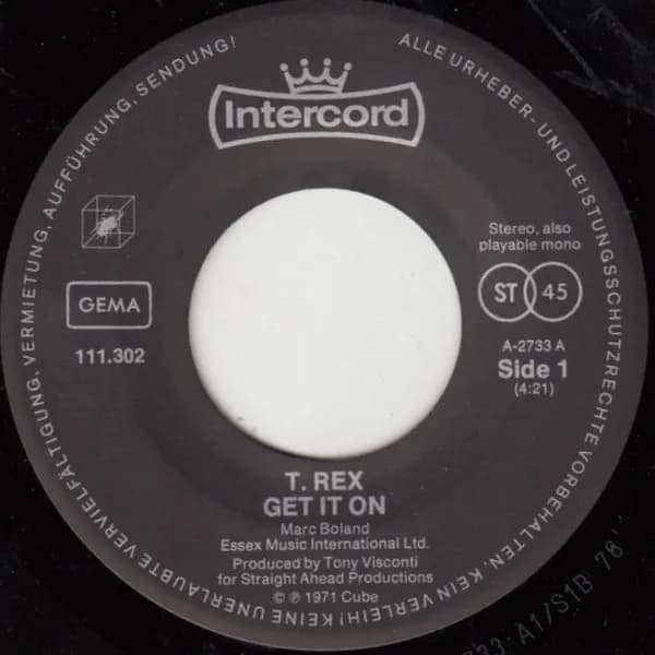 T. Rex — Get It On / Hot Love