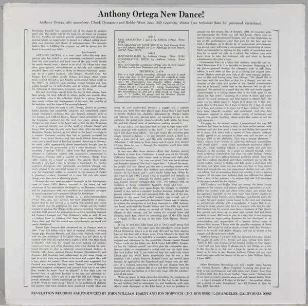 Anthony Ortega — New Dance!