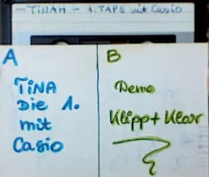 Tina Die 1. Mit Casio/Klipp + Klar Demo