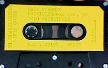 Maik Glemser — Demo-Kassette